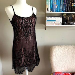 Jessica McClintock black embellished dress